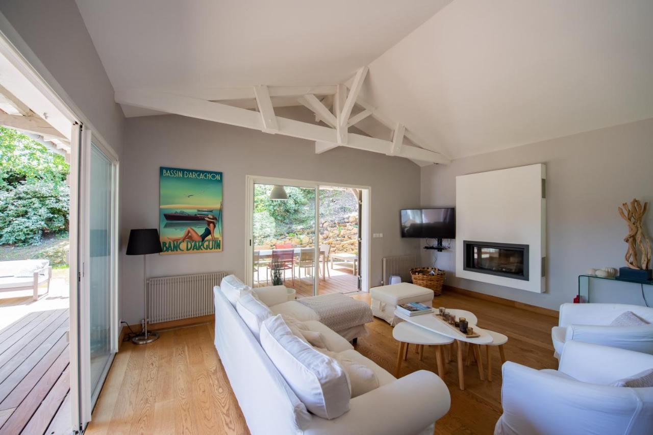 Villa Spacieuse A Arcachon, Proche Plages, Jardin Kültér fotó
